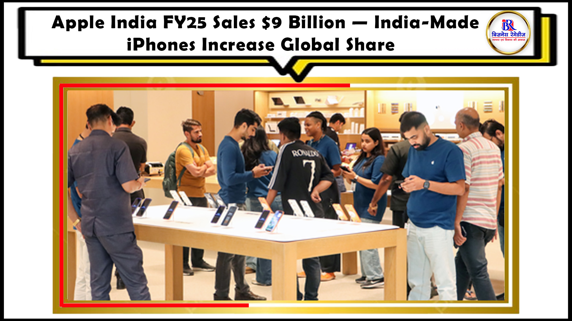 Apple India Hits Record $9 Billion Sales in FY25 Apple achieves record $9 billion sales in India in FY25 as one in five iPhones is now manufactured in the country