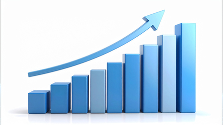 Diagram showing India's economic growth and performance of the manufacturing sector